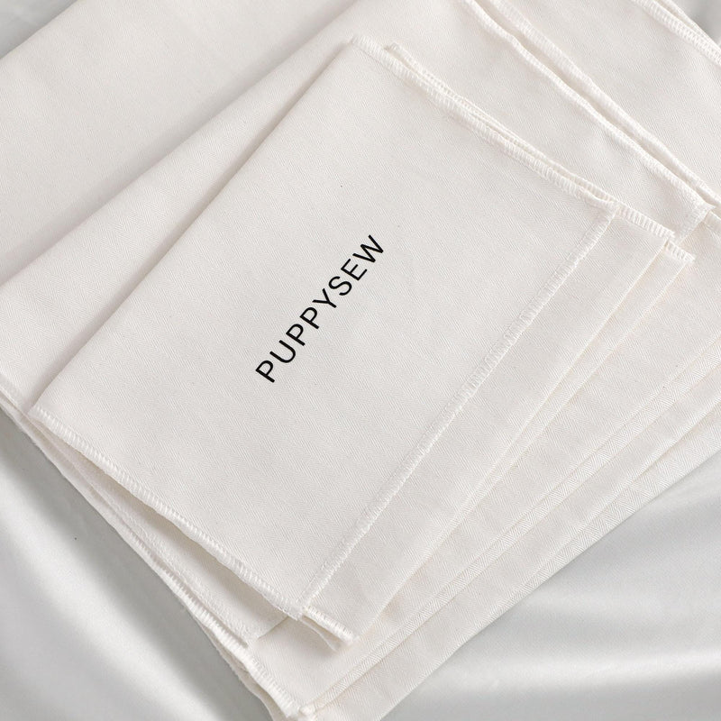 50 Eco-Friendly Cotton Flap Bags: Jewelry, Cosmetic, and Shoe Packaging-zoom-