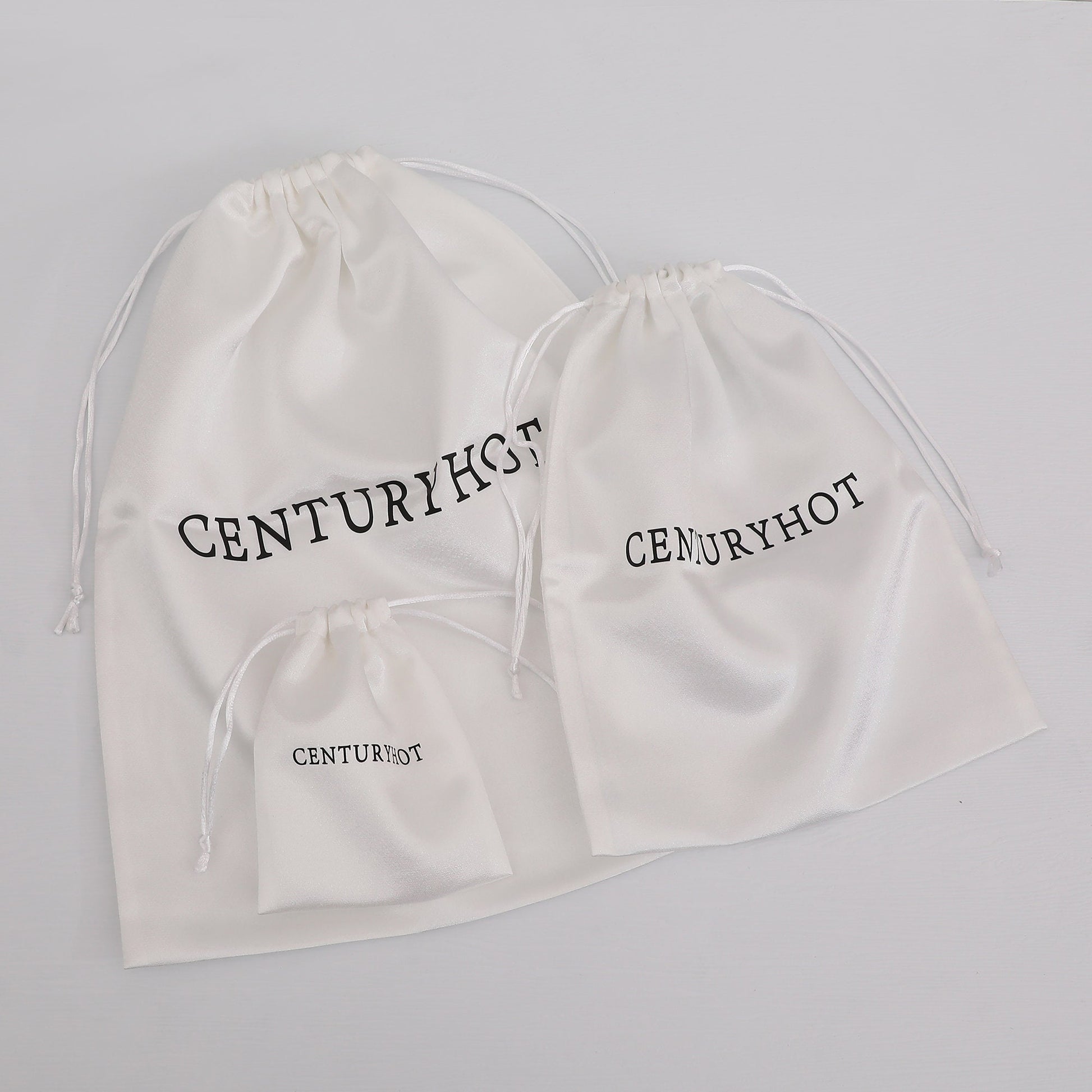 Custom Satin Drawstring Bags, Personalized Logo Printing, Jewelry Packaging-6