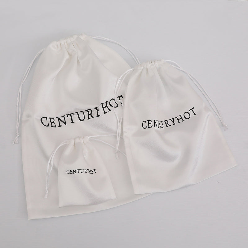 Custom Satin Drawstring Bags, Personalized Logo Printing, Jewelry Packaging-zoom-