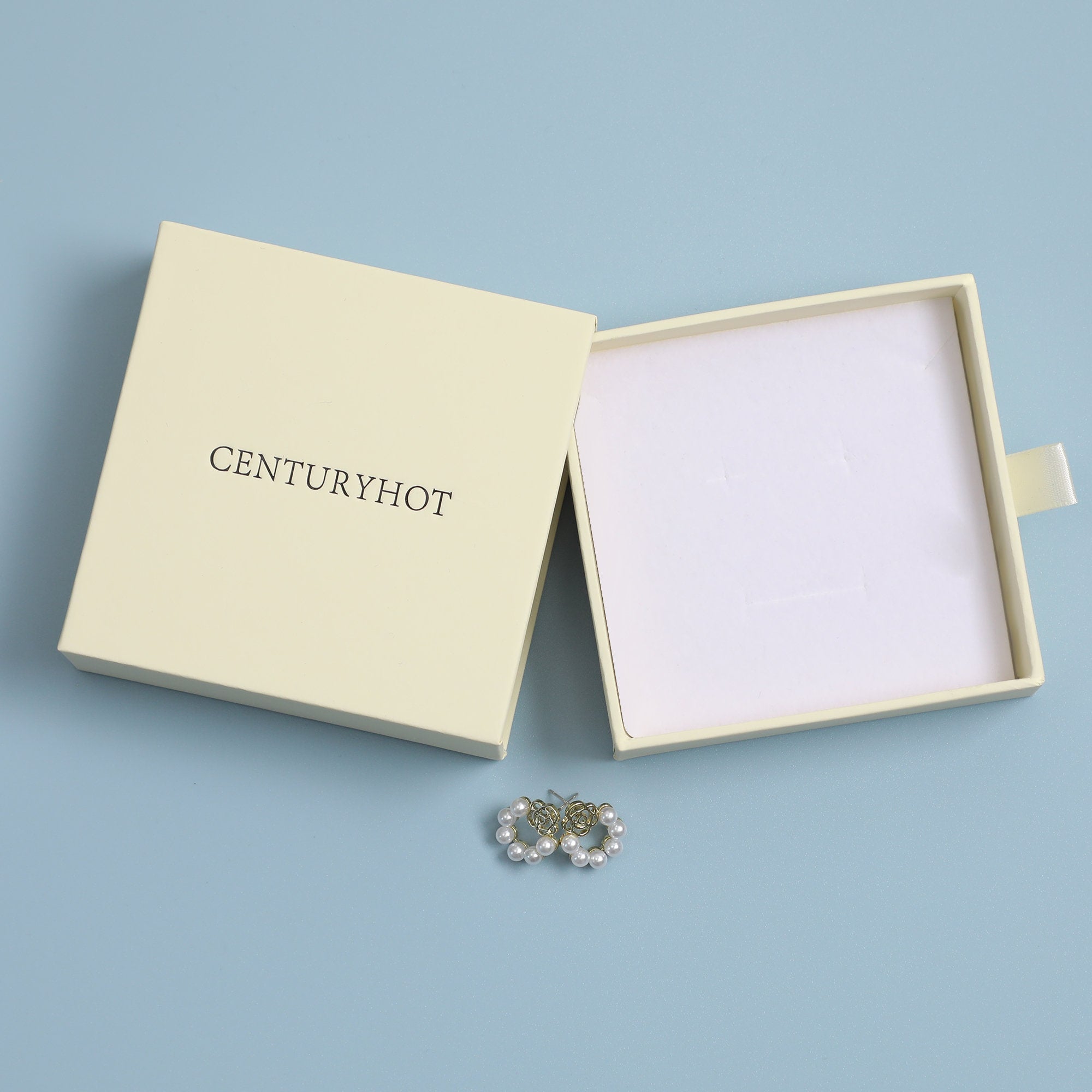 Custom Cream Jewelry Box: Logo, Drawer Style, Bulk (50pcs)-zoom-9