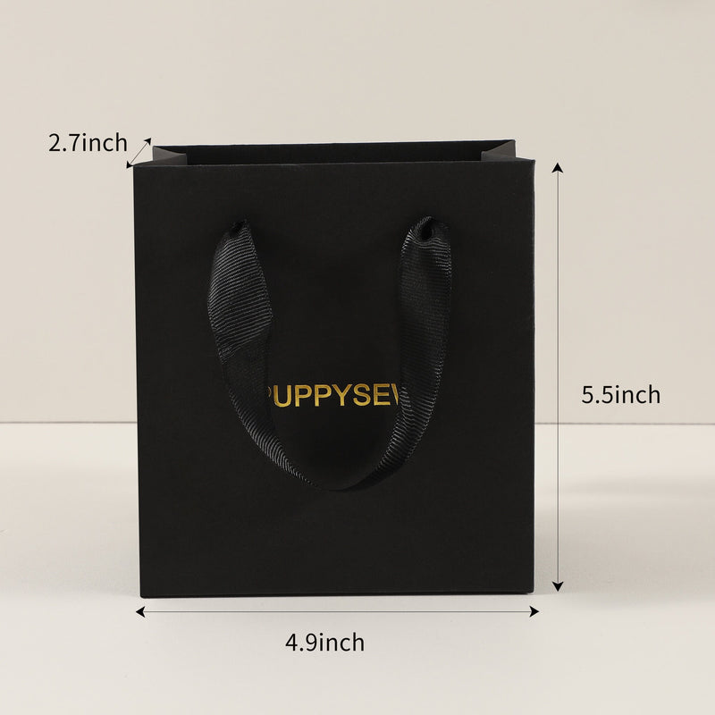 50 black custom logo Paper shopping bag halloween Customized package-zoom-