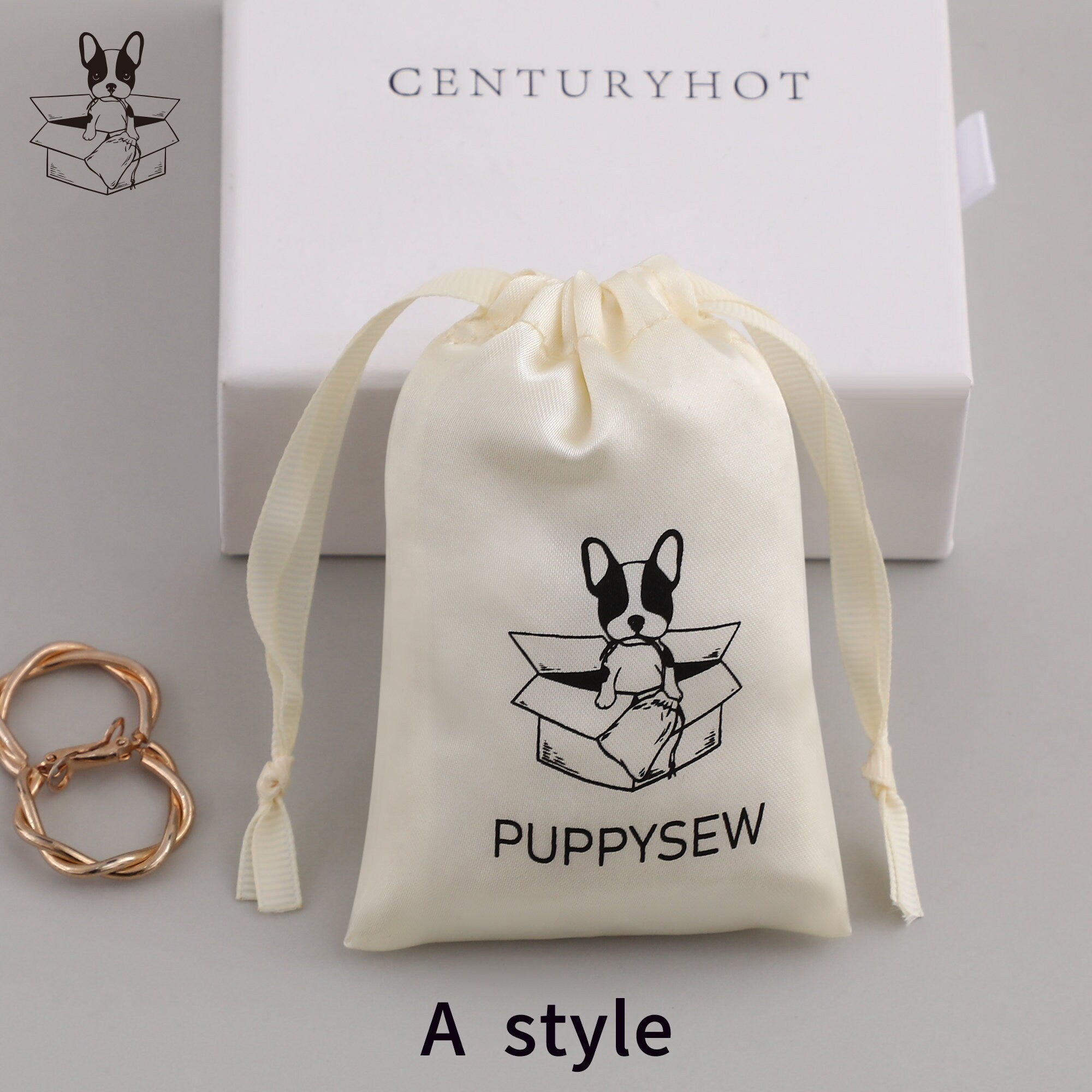 Custom Satin Drawstring Bag: Personalized Logo, Jewelry Packaging-zoom-6