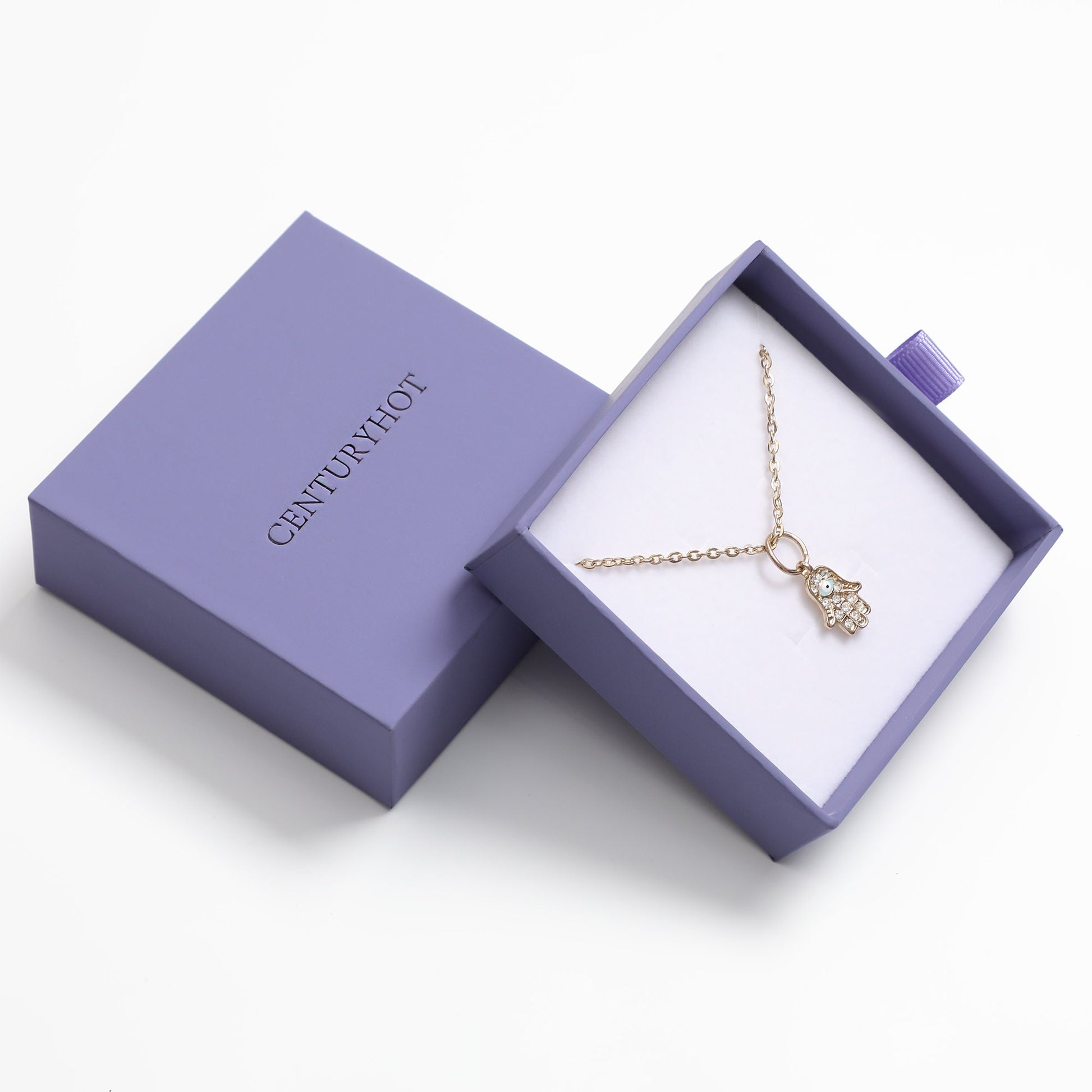 Custom Paper Jewelry Box (9x9x3cm), Personalized Logo, Bulk 50pcs-3