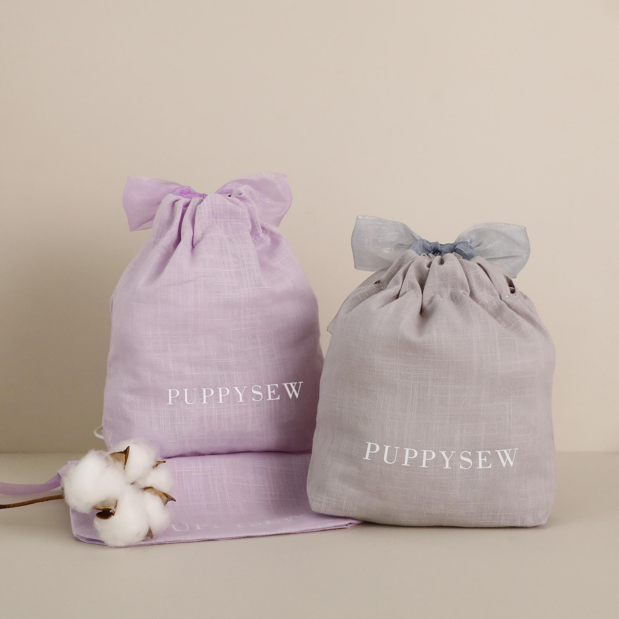 50pcs Custom Cotton Drawstring Bags – Eco Dye, Organza Tie-zoom-6