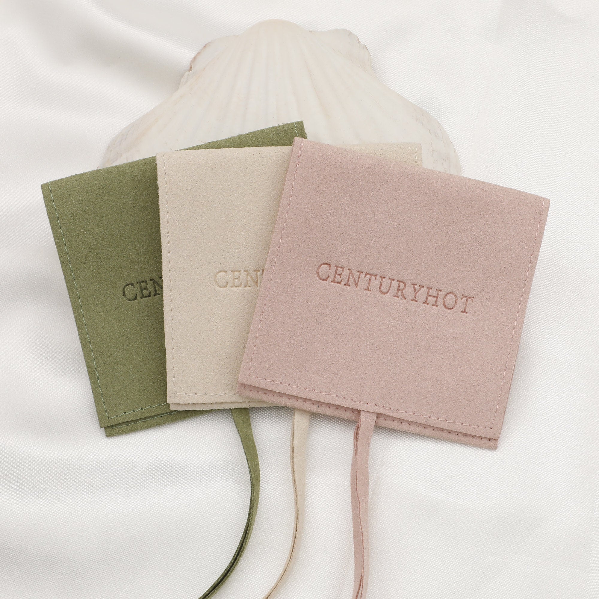 Personalized Microfiber Jewelry Bags: Embossed Logo, Custom Packaging