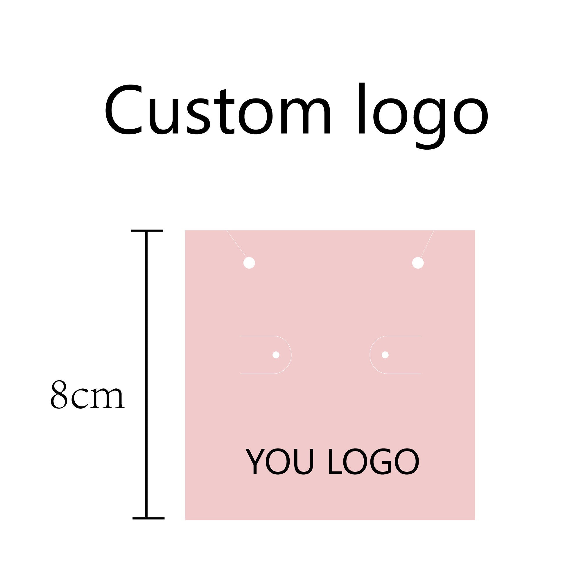Custom Logo Jewelry Card, Necklace Display Packaging, Earring Card (100pcs)-zoom-2