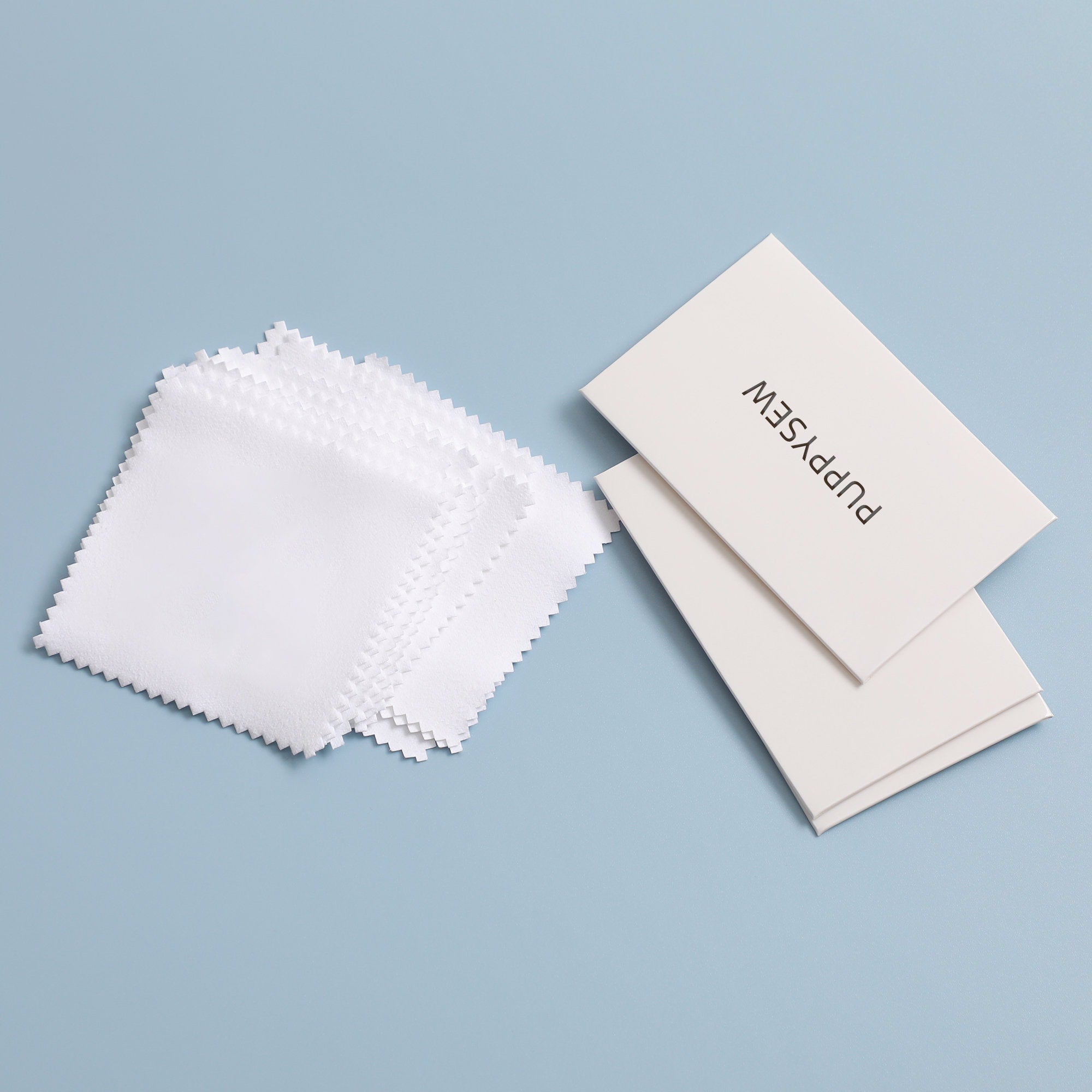 100pcs 8×8cm jewelry cleaning cloth, silver polishing cloth, custom logo-zoom-6