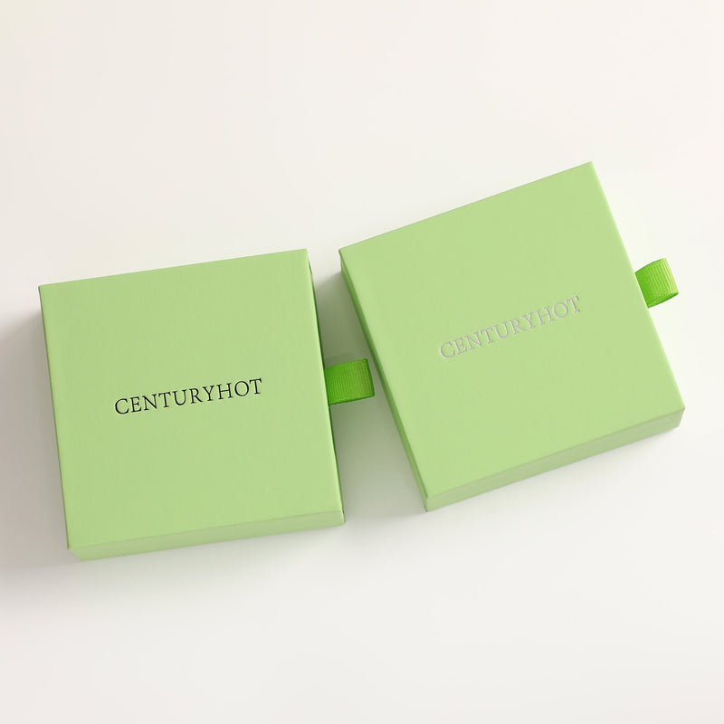 50 Avocado Green Jewelry Box, Custom Logo Sliding Drawer-zoom-