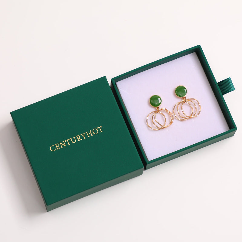 Personalized Jewelry Box: 50 White Paper Drawer Boxes, Custom Logo-zoom-