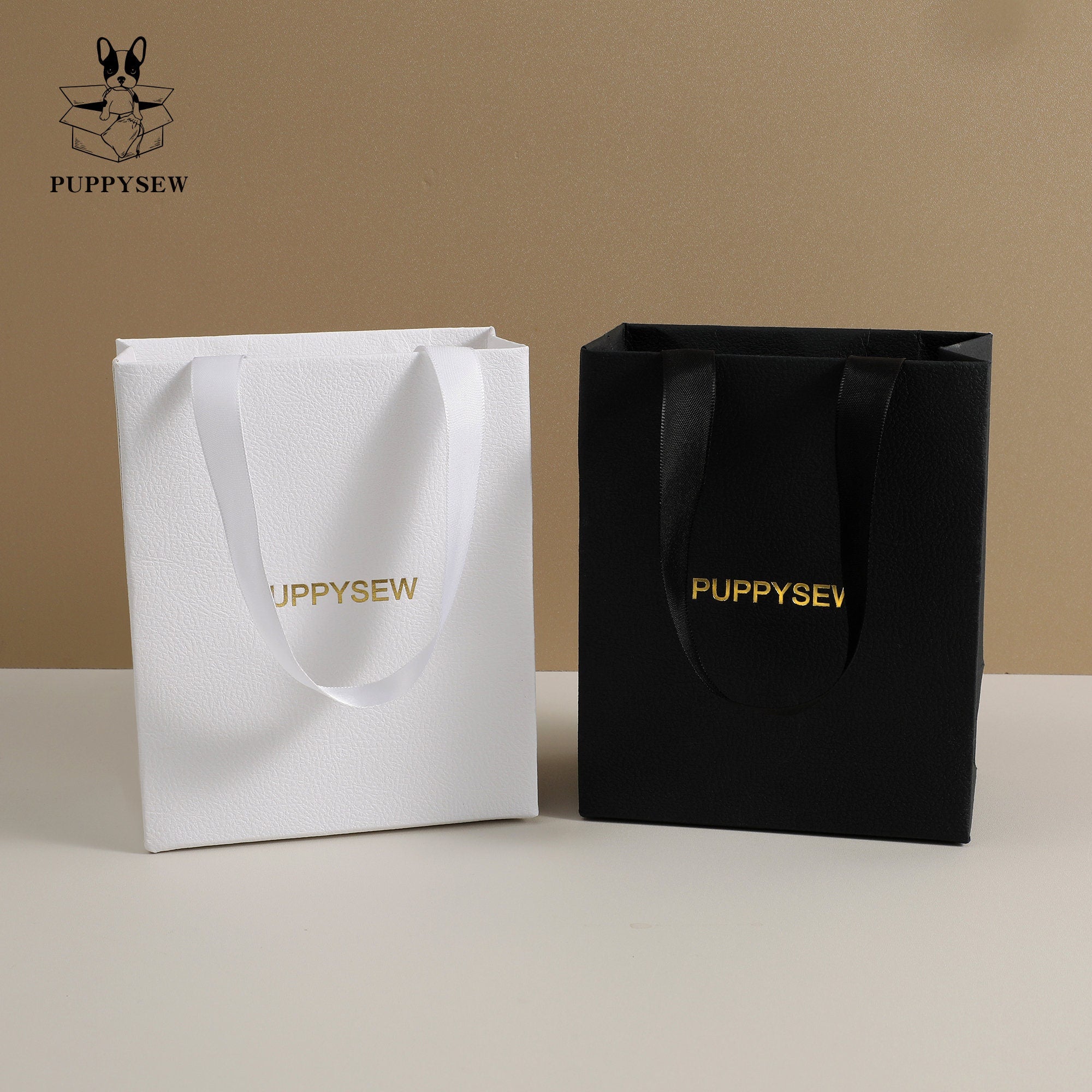 Custom Textured Paper Gift Bags, Personalized Logo Packaging-zoom-3