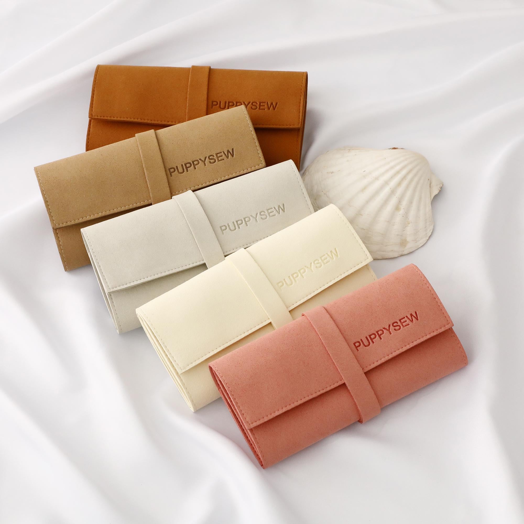 Travel Jewelry Roll Organizer – Microfiber Roll-Up Bag-zoom-6