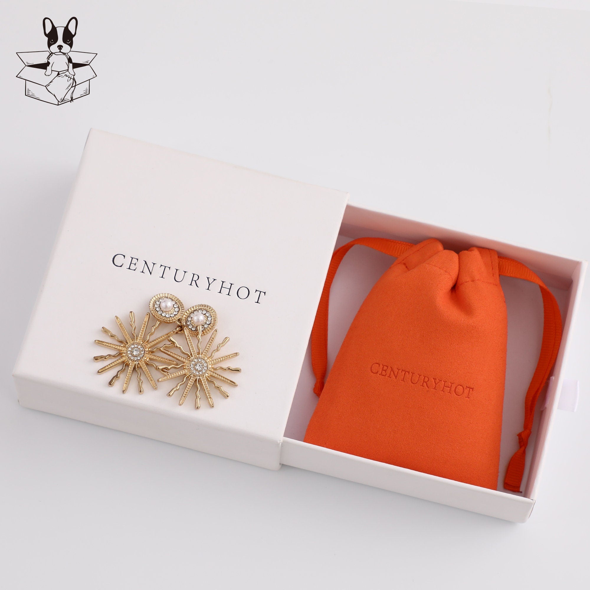 Personalized Orange Microfiber Drawstring Bag, Custom Logo Jewelry Packaging-zoom-5